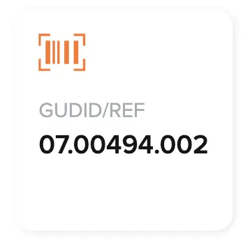 Image displaying a GUDID number, highlighting compliance management systems, medical inventory management, healthcare analytics, and integrated healthcare.